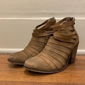 Free People Strappy Hybrid Booties - Size 38
